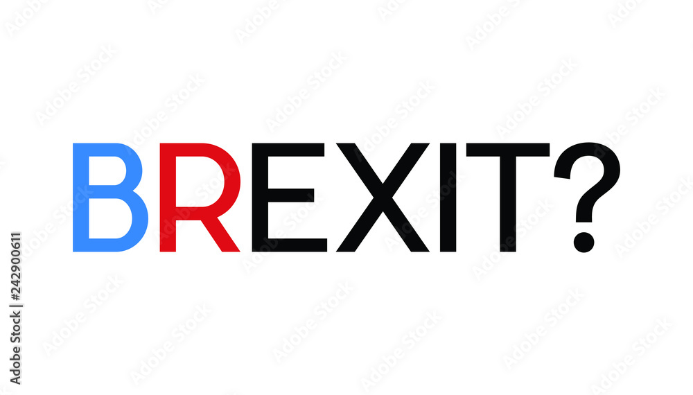 Brexit Concept Vector Illustration Brexit Concept Vector Illustration