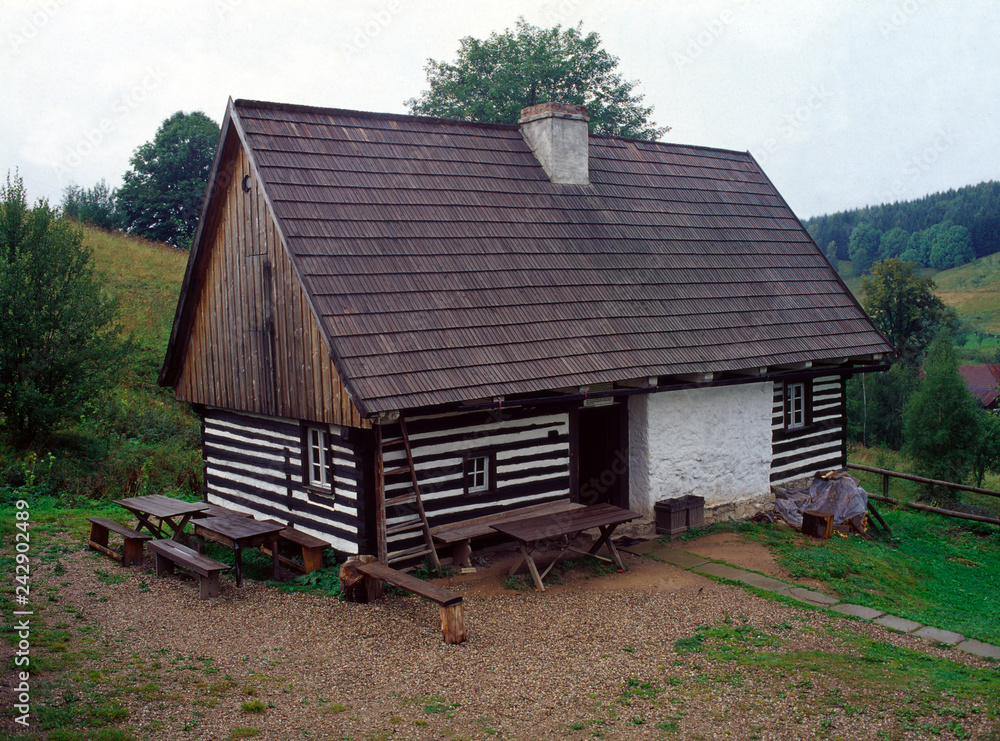 old house in Pstrazna, Poland