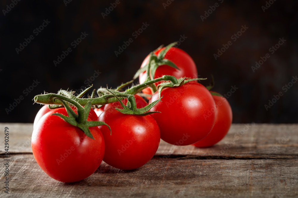 Fresh row cherry tomatoes Fresh row cherry tomatoes