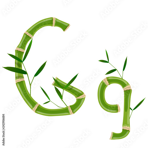 Bamboo letter G