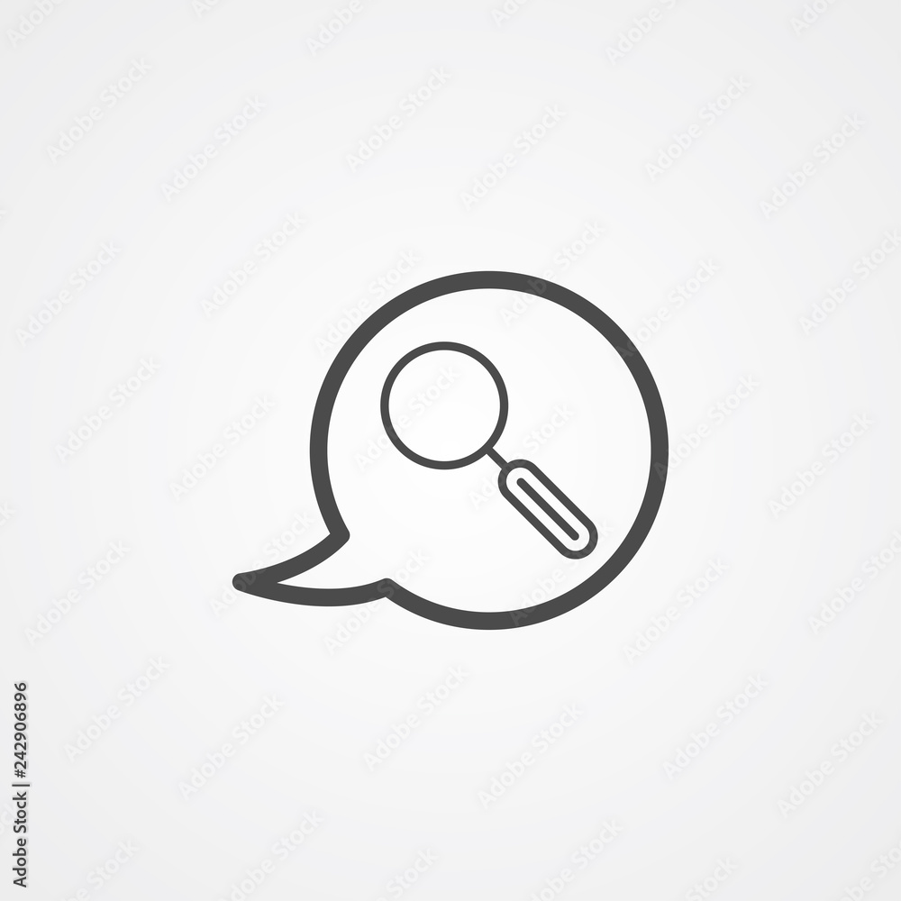 Speech bubble vector icon sign symbol Speech bubble vector icon sign symbol