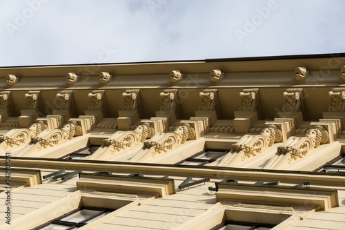 Brno, Czech Republic - Sep 12 2018: Buildings in the center of Brno city. Czech Republic