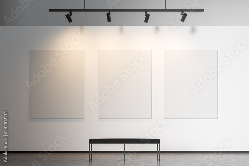 White poster gallery