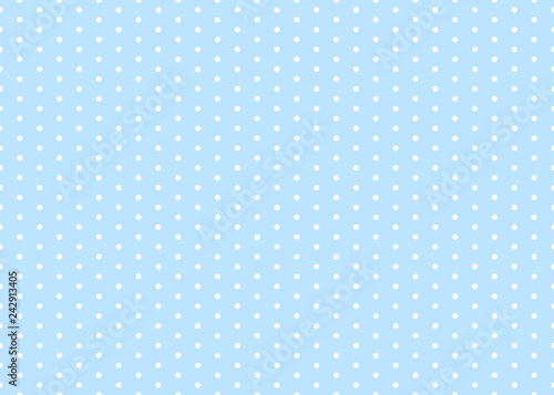 Baby background. Polka dot pattern. Vector illustration with small circles. Dotted background.