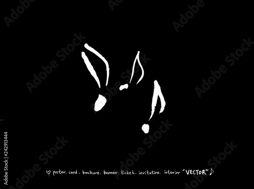 음악회 포스터 / 손으로 그린 음악 일러스트