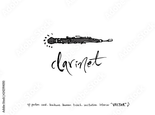 음악회 포스터 / 손으로 그린 음악 일러스트