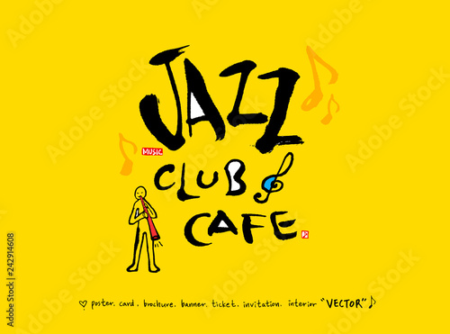 음악회 포스터 / 손으로 그린 음악 일러스트