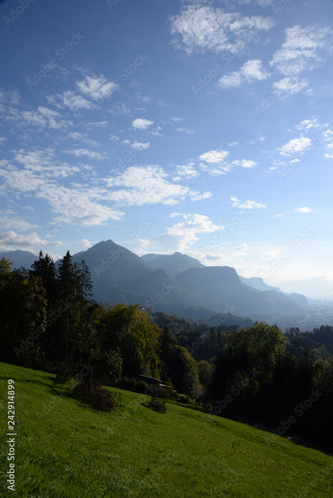 Obraz premium Landschaft bei Dornbirn-Oberfallenberg