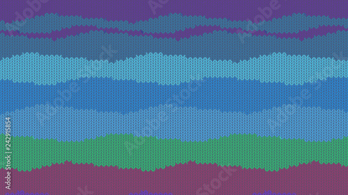 Background with a knitted texture  imitation of wool. Multicolored diverse lines.