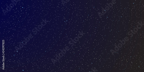 Space Stars Background. Vector Illustration of The Night Sky.