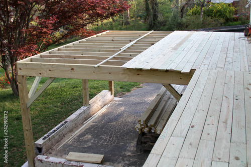 Outdoor Deck Construction