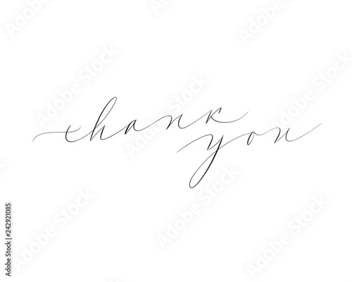 Thank You Calligraphy