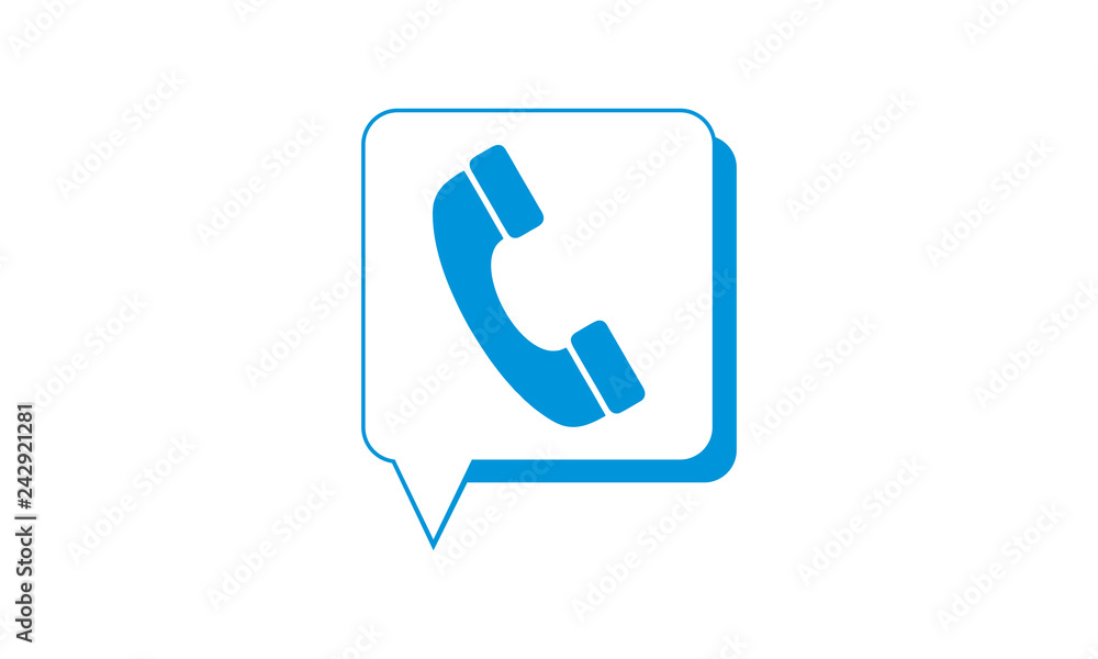 Telephone simple logo Telephone simple logo