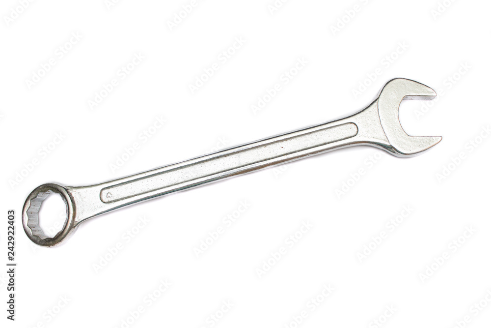 Wrench. Tools for repair. Spanner isolated on white background Wrench. Tools for repair. Spanner isolated on white background
