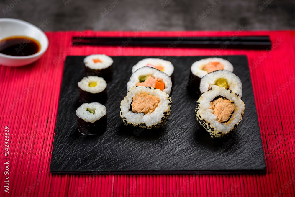 Sushi is a delicious specialty of Japanese cuisine. Sushi is a delicious specialty of Japanese cuisine.