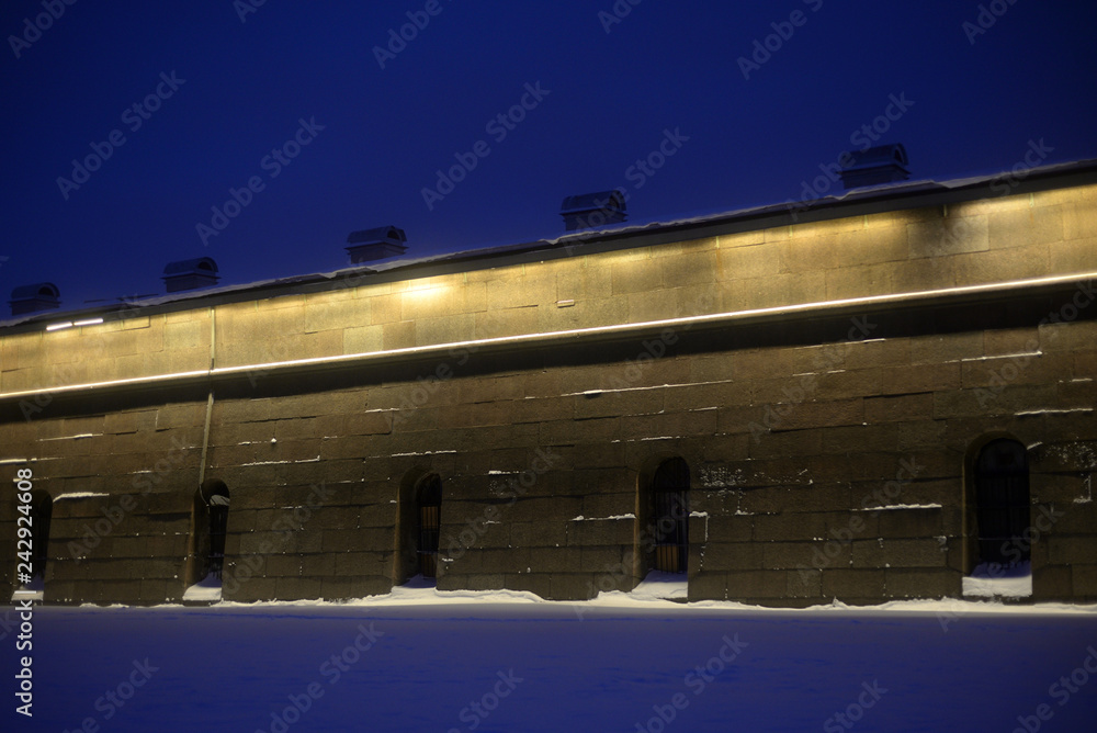 Bastion of Peter and Paul fortress in St.Petersburg. Bastion of Peter and Paul fortress in St.Petersburg.