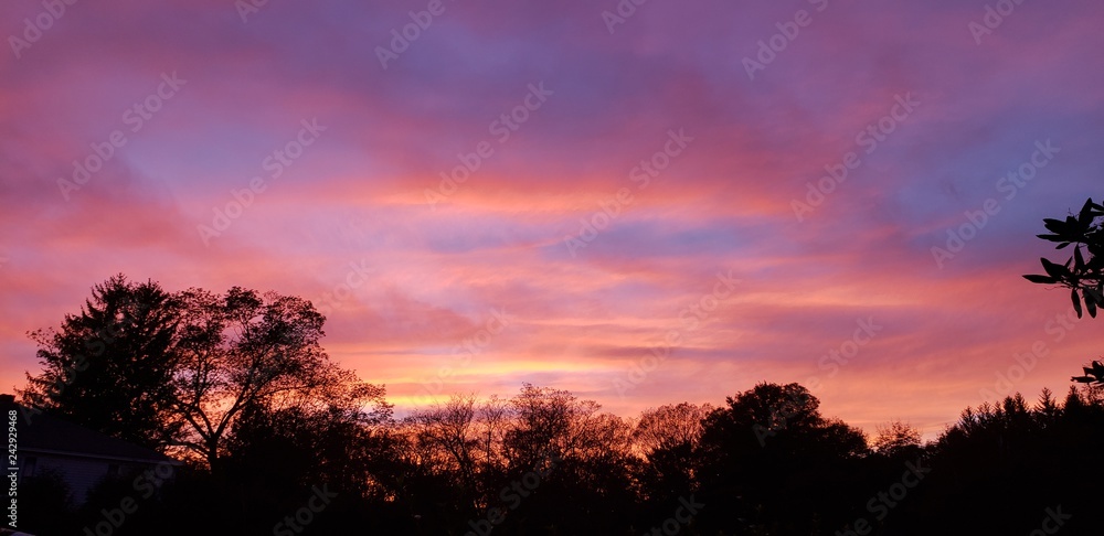 Fototapeta premium Fall Sunrise