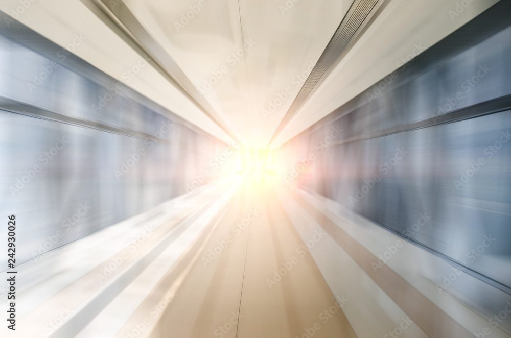 Obraz premium Steel structure corridor