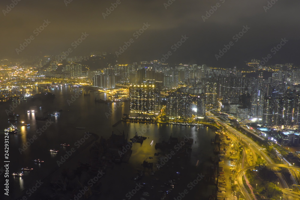 香港九龍の夜景