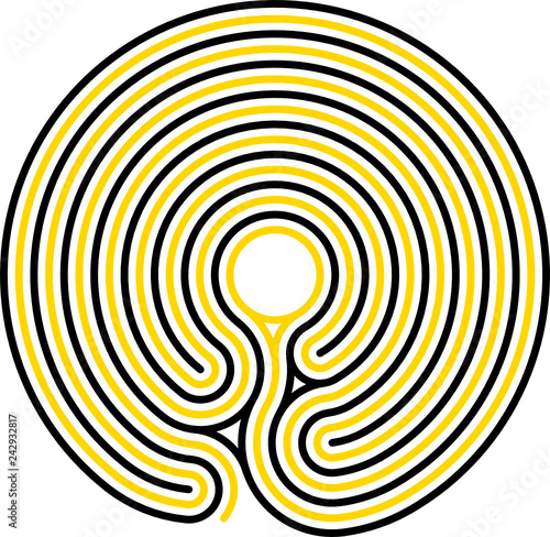 classical, maze, round, 7 circuits, variant 8