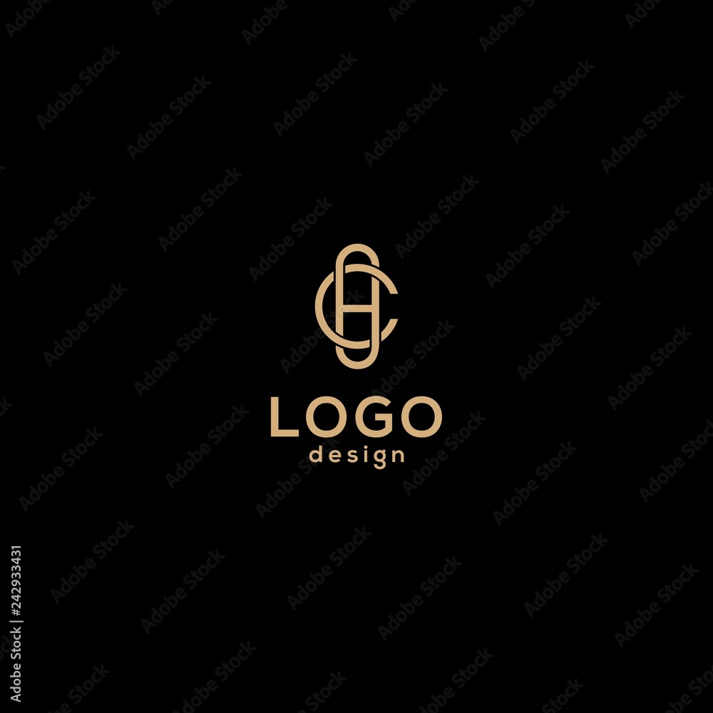 Vector logo design,initials c b Vector logo design,initials c b