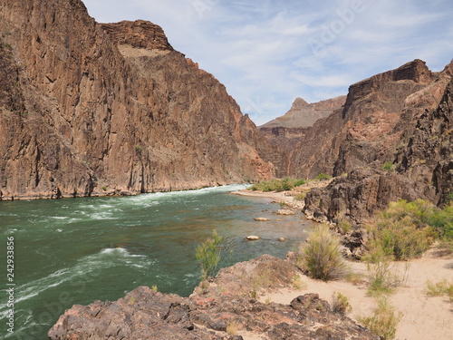 Granite Rapids and the Colorado River in Grand Canyon National Park, Arizona.