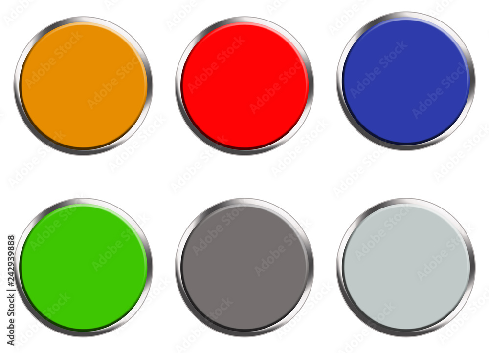 set of colored web buttons on white background. flat style. set of round button for your web site design, logo, app, UI. colorful web button symbol. button sign. set of colored web buttons on white background. flat style. set of round button for your web site design, logo, app, UI. colorful web button symbol. button sign.