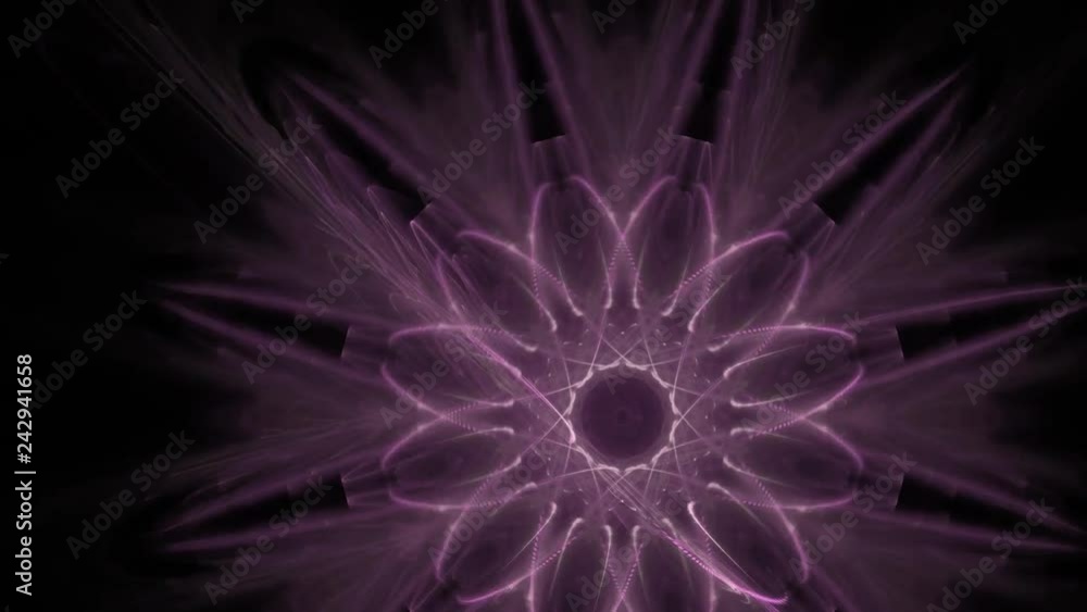 Abstract fractal forms morph and oscillate (Loop) Abstract fractal forms morph and oscillate (Loop)