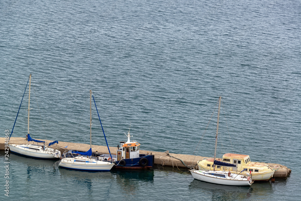 Boats on Corfu