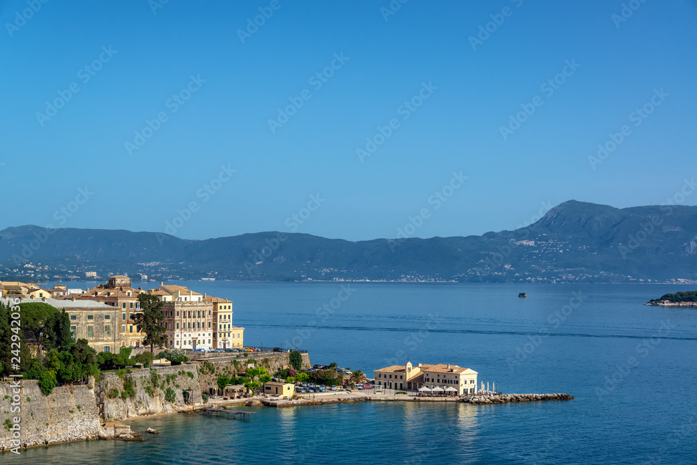 Corfu Town and Ionian Sea