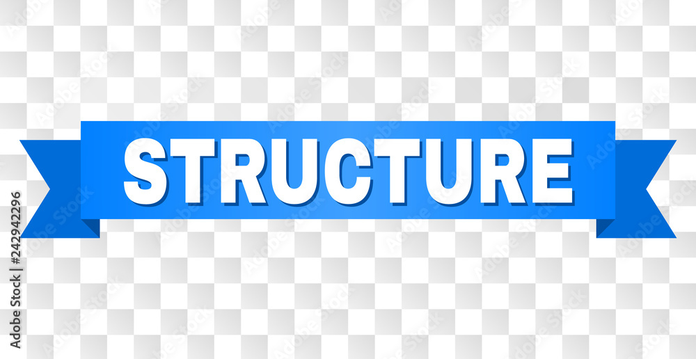 Structube Tagline Vector Vecteur Stock STRUCTURE text on a ribbon. Designed with white title and ...