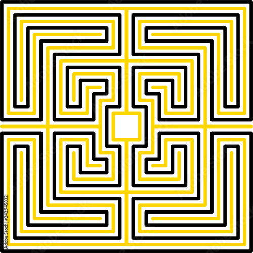 roman maze, square, variant 14
