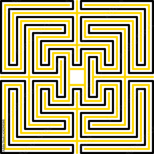 roman maze, square, variant 12
