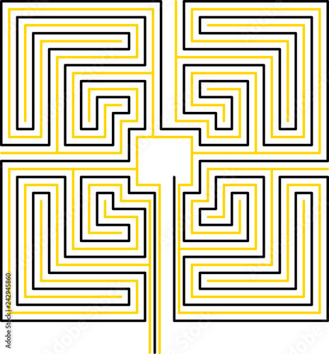 roman maze, square, variant 8