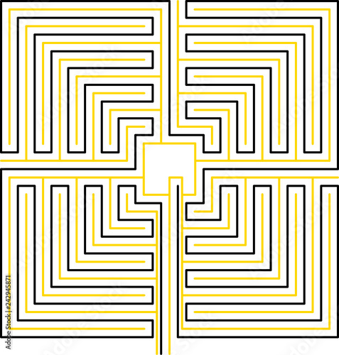 roman maze, square, variant 6