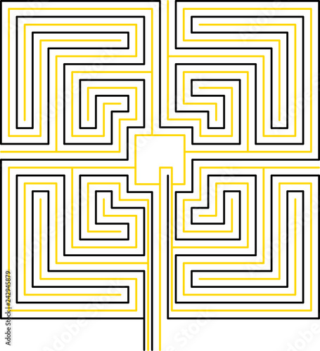 roman maze, square, variant 4