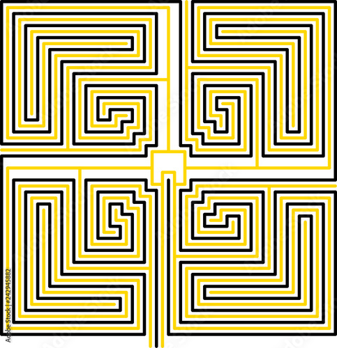 roman maze, square, variant 3