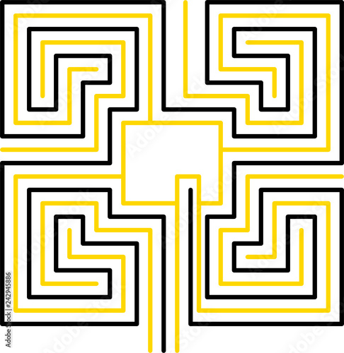 roman maze, square, variant 2