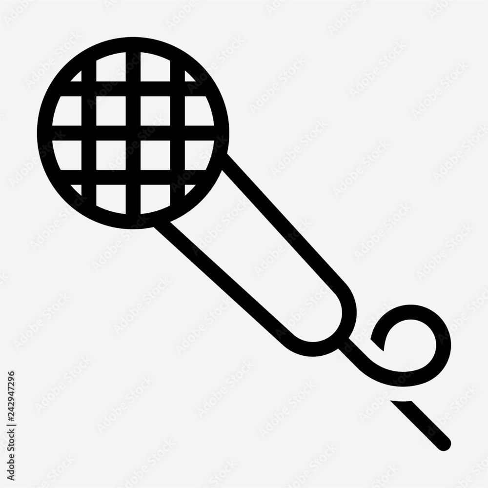 Outline Pop music pixel perfect vector icon Outline Pop music pixel perfect vector icon