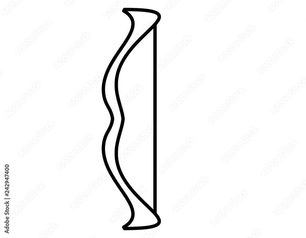 弓(線画) 弓(線画)