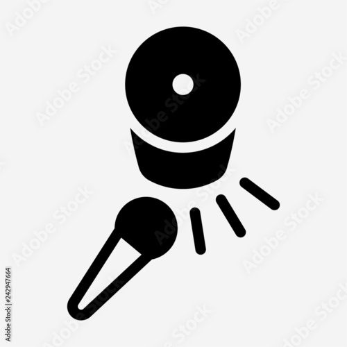 Glyph Rap pixel perfect vector icon
