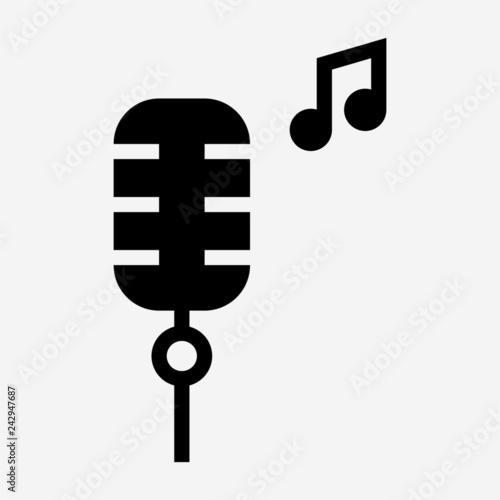 Glyph Rhythm and blues pixel perfect vector icon