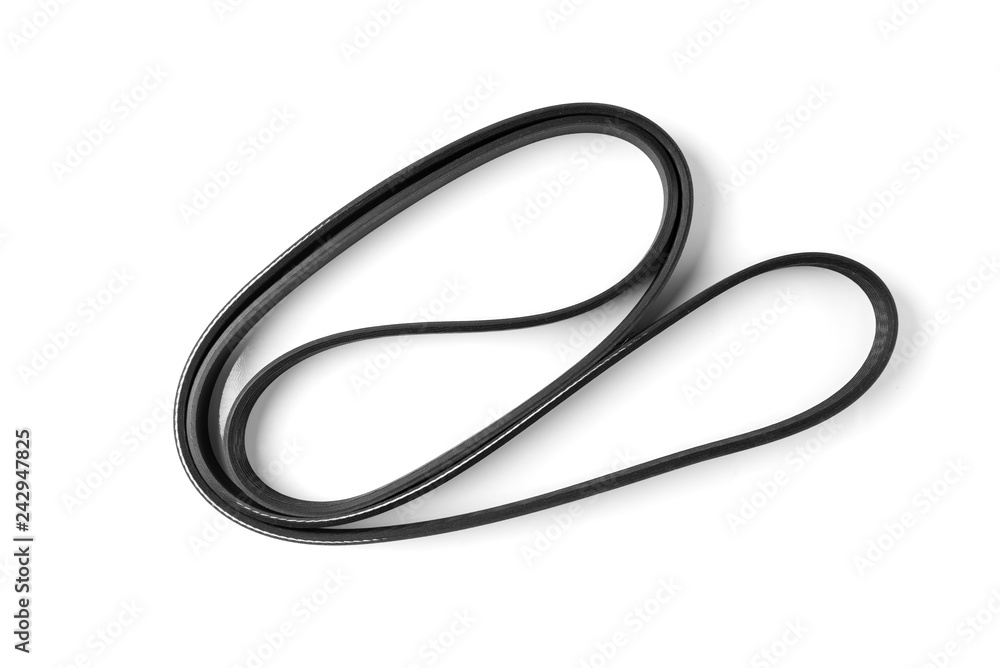 Timing belt isolated on white background. Timing belt isolated on white background.