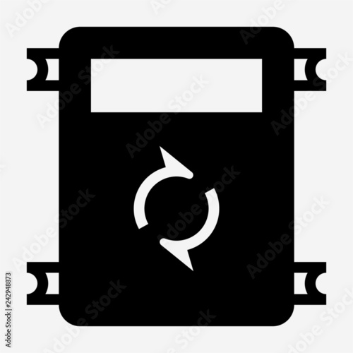 Glyph inverter pixel perfect vector icon