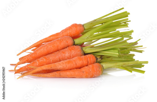 Carrot isolated on a white background.