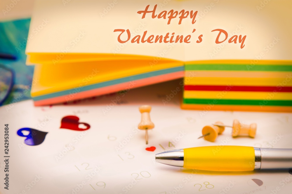 valentines day calendar with bookmarks valentines day calendar with bookmarks