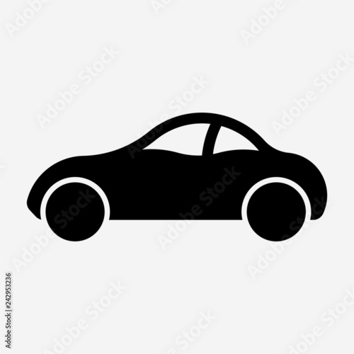 Glyph Coupe pixel perfect vector icon