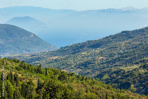 Summer Lefkada coast, Greece