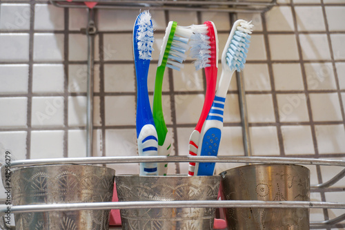 Tootbrush in the bathroom