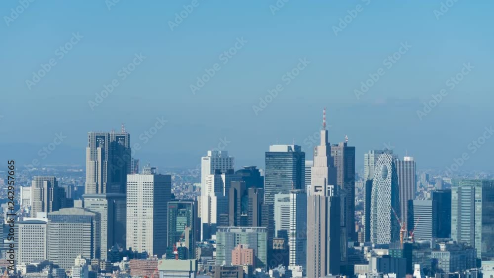 東京風景・タイムラプス・新宿・2019